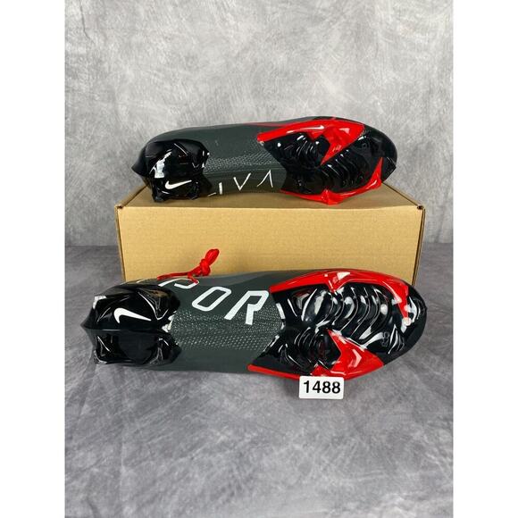 Nike Vapor Edge Pro 360 Football Cleats DQ3670-061 Red-Gray New Men's Size 16 - Picture 6 of 6